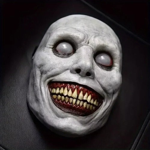 Creepy scary latex mask - creepy,