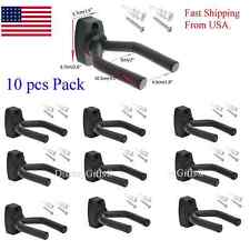 10 PCS Pack Guitar Hangers Hook Holder Wall Mount Hanger Display Instrument