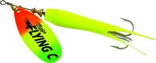 Mepps                FLYING C   #5     Hot Firetiger / Chartreuse Sleeve 