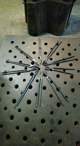 Blacksmithing tongs hand made