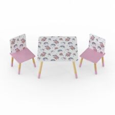 Child's Peppa Pig Themed Table and 2 Chairs Set, 18 Months to 6 Years
