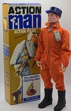 Action Man 40th Anniversary Action Pilot Boxed Action Figure 1/6 12" Palitoy Has