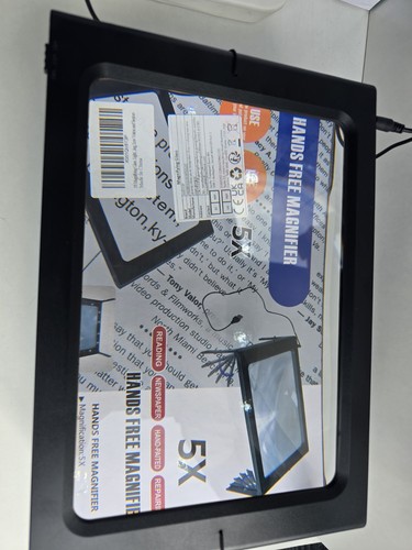 Hands free magnifier - hands-free, with