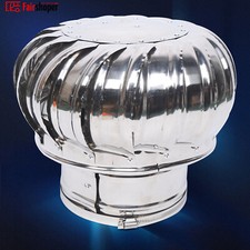 CHIMNEY SPINNER COWL Stainless Steel Spinning Wind Rotating Cap 160mm Diameter