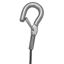 1mm - 2mm BZP Swage on Hook