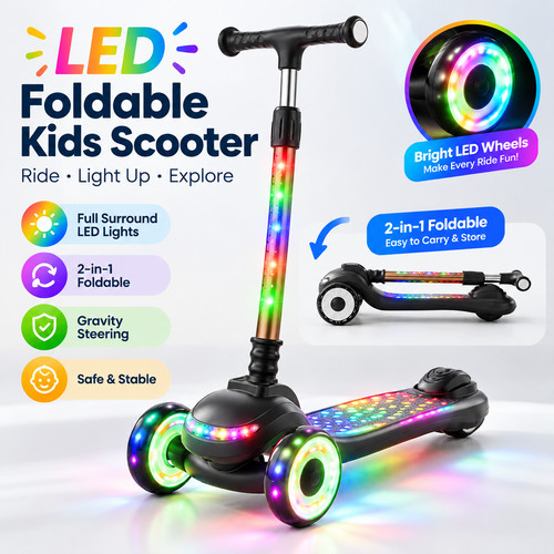 Kids scooter lean steer - kids, lean-to-steer