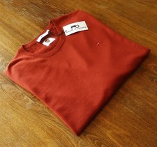 Moods of Norway size XXL Crew Neck Wool Men's Sweaters Burgunder Red NEW