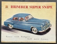 HUMBER Super Snipe Mk IV Car