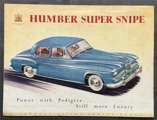 Humber super snipe car - super, mk