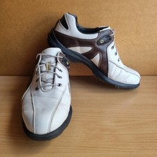Footjoy Golf Shoes 8 UK 42 EU AQL White Brown Leather 