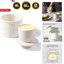 Butter Crock with Lid Ceramic