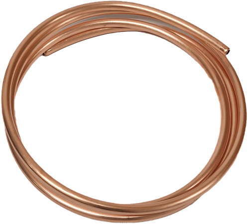 Metres copper tubing - metres, of