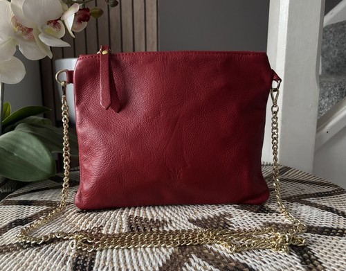 Borse pelle florence red - borse,