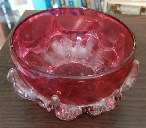 Antique victorian cranberry - antique,