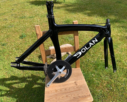 Dolan black bicycle frame - dolan, &