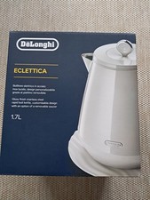 De’longhi KBY3001.W Jug Kettle Rapid Boil Eclettica 1.7L 3000w Whimsical White