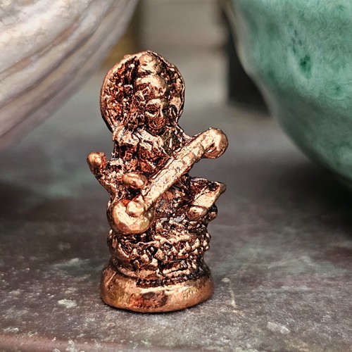 Saraswati mini statue hindu - saraswati,