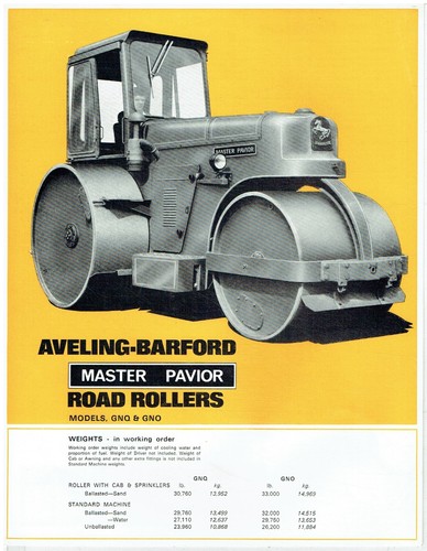 Aveling barford gnq gno - barford, master