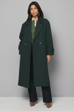 Wallis Green Coat Womens Smart Jackets & Coats