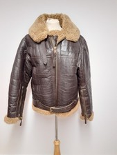 Irvin WWII Flying jacket Brown Sheepskin, Aviation leather craft.