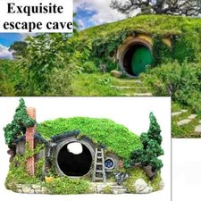 Fairy flower garden pond resin hobbit house accessory Aquarium fish
