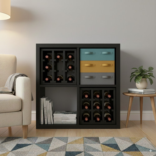 Wine rack for - ikea, kallax