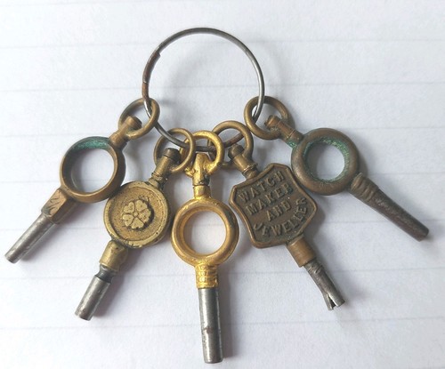 Antique pocket watch keys job - keys,
