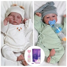 18" Reborn Baby Dolls Twins