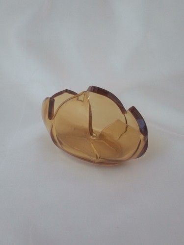 Bagley amber glass tulip - bagley,,