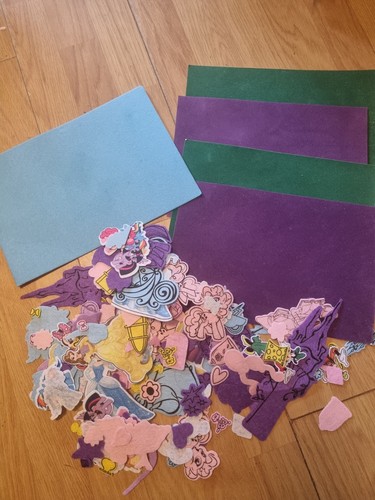 Fuzzy felt bundle - felt,