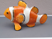 Arora Inspired Clown Fish Bejeweled Jewellery Trinket Box (NEW)