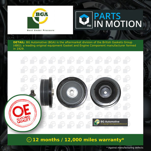 Crankshaft pulley fits - pulley, (tvd)
