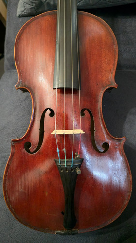 Old french violin labelled - french,