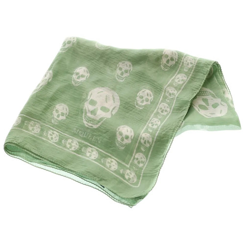 Alexander mcqueen skull silk - skull,