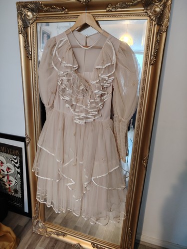 Vintage 80s prom dress costume - vintage,