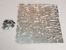1000 Pieces, Offcuts Silver Glass Mirror. 2 mm Thickness. Art&Craft, 