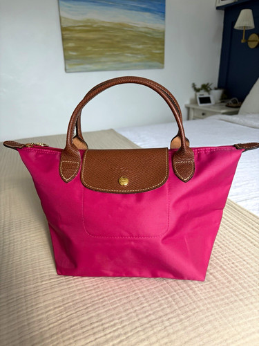 Longchamp pliage rose - le,