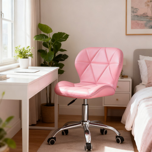 Cushioned chair swivel small - cushioned,
