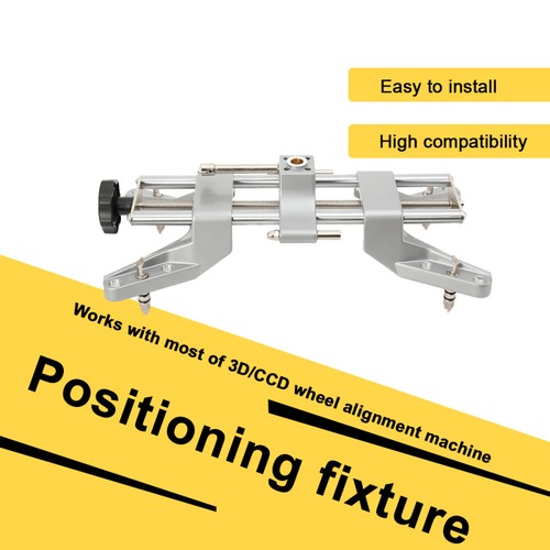 Wheel alignment rack rim - rim, clamp