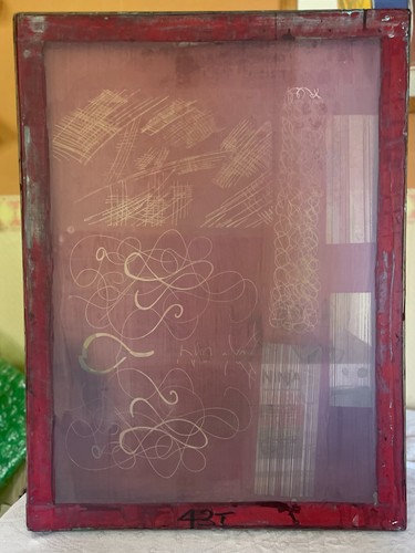 Screen printing frame - screen,