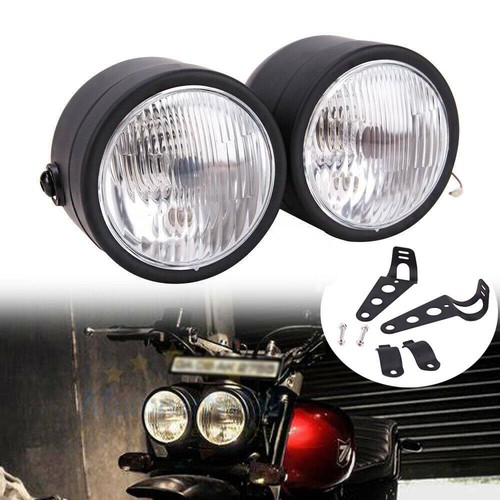 Black twin headlight - twin,
