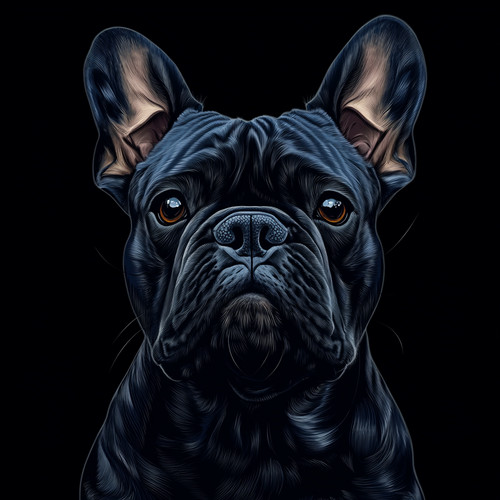 Wall sticker french - french, bulldog