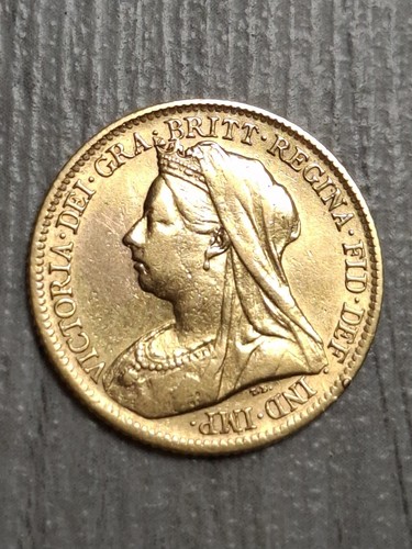 1900 queen victoria gold half - queen,