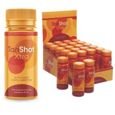 Tanshot Xtra Tanning Drink Vitamin Insued Tan Skincare 10x60ml Shots
