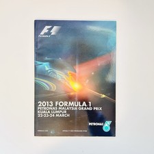 2013 Formula One Race Program, Kuala Lumpur, Malaysia Grand Prix, F1