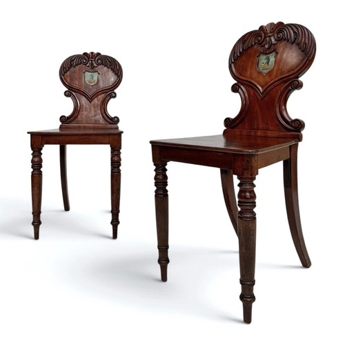 Hall chairs antique - chairs,