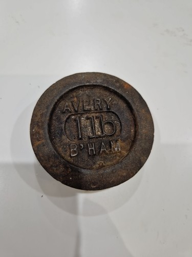 Vintage avery cast iron 1lb - vintage,