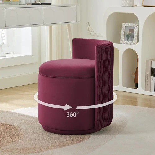 Velvet vanity chair with - vanity,