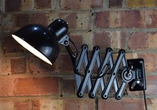 Vintage Kaiser Idell industrial scissor wall lamp - Bauhaus design