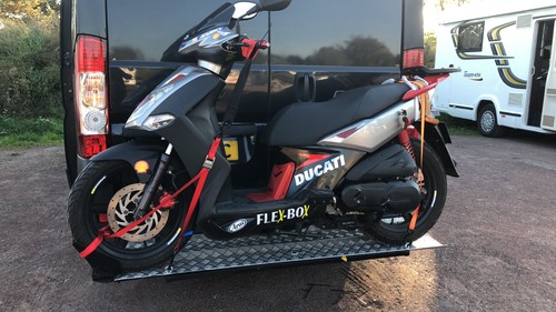 Motorhome campervan scooter - motorhome,